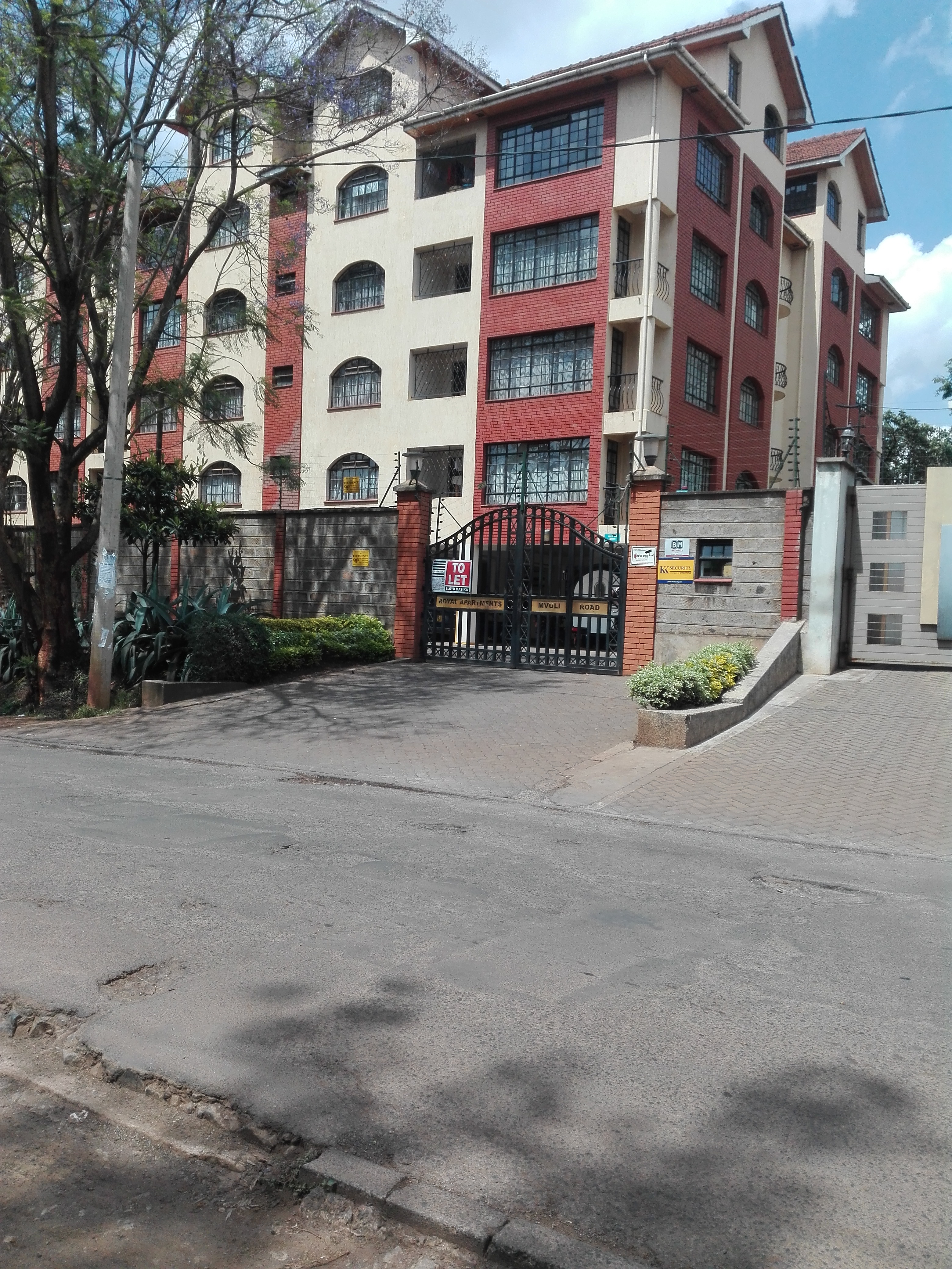 Royal Apartments, Mvuli road, Westlands.